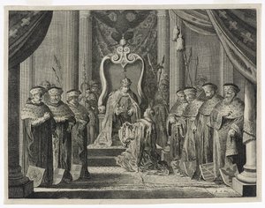Schenking van de keizerskroon aan de stad Amsterdam, 1638